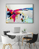 "Reach In Out" Canvas Framed Black 24x36 Wall Art