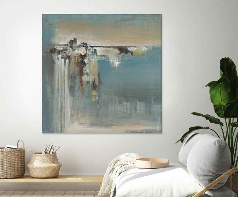 Œuvre d’art murale Giant Art « Fragmented Fields » 72 x 72
