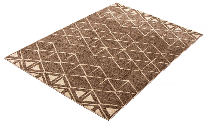 Carpette Davina chocolat - 6 pi 7 po x 9 pi 10 po