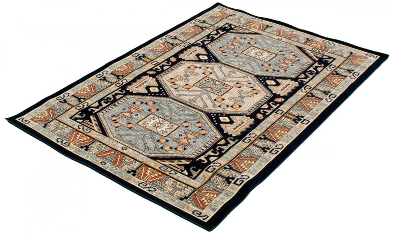 Carpette Quincy bleu marine - 7 pi 10 po x 10 pi 2 po 