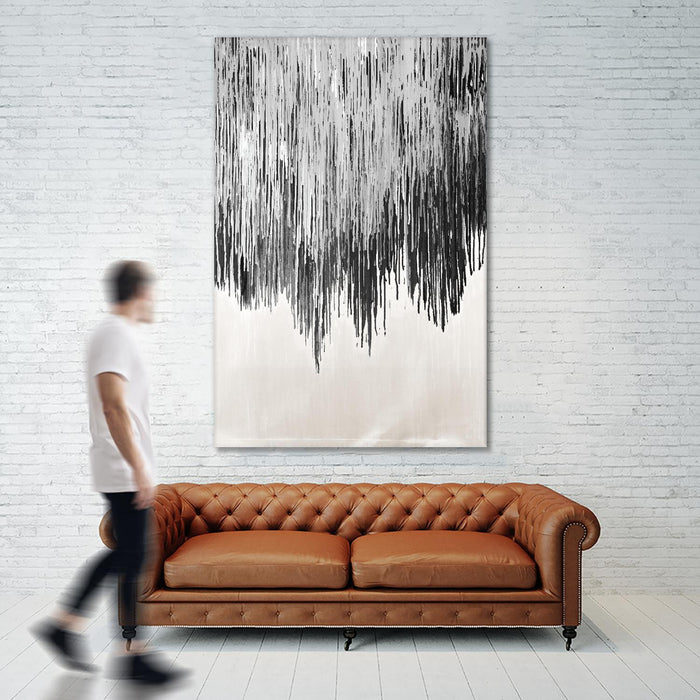 Œuvre d’art murale Giant Art « Stained Shower Ii » 84 x 54