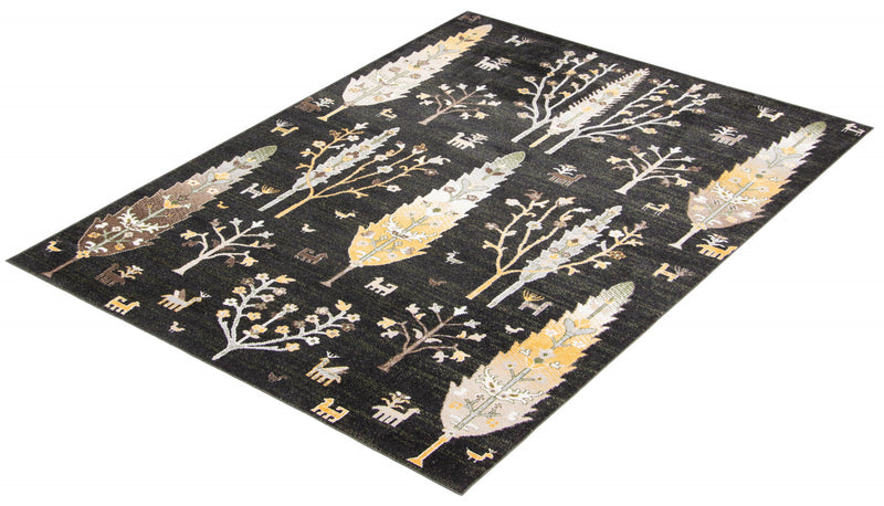 Carpette Pine noire lavable à la machine - 8 pi 0 po x 10 pi 0 po