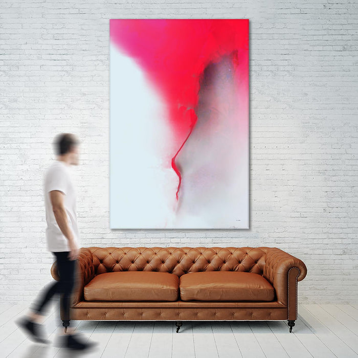 Œuvre d’art murale Giant Art « Blue Ice » 84 x 54