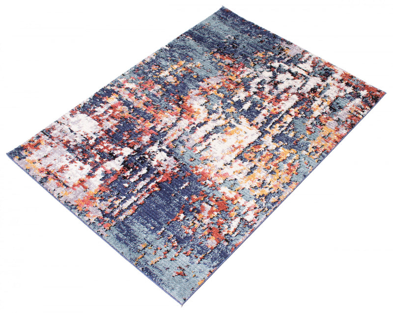 Carpette Paloma Vintage bleue - 8 pi 0 po x 10 pi 0 po