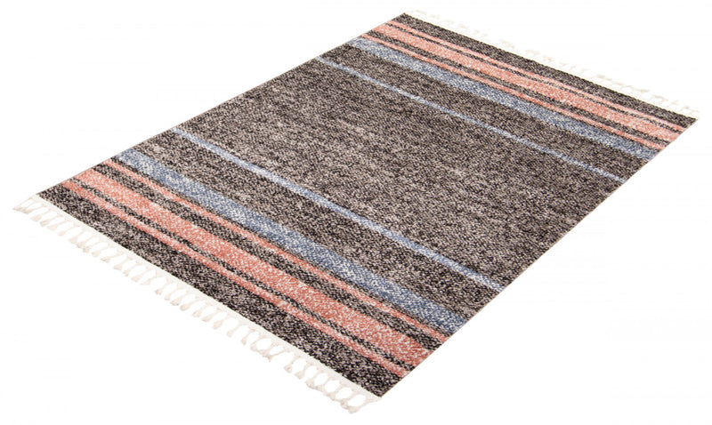  Carpette Vera Earth taupeivoire - 5 pi 2 po x 7 pi 5 po