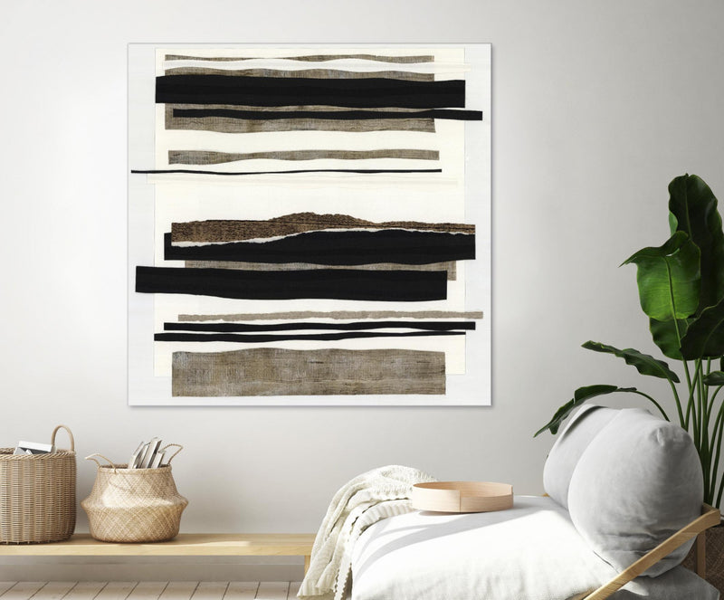 Œuvre d’art murale Giant Art « Time After Time I » 54 x 54