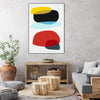 "Joy And Pop Ii" Canvas Framed Black 24x32 Wall Art