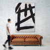 "Ink Strokes" Giant Art 72x48 Wall Art