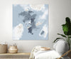 "Peaches And Cream Ii" Giant Art 72x72 Wall Art
