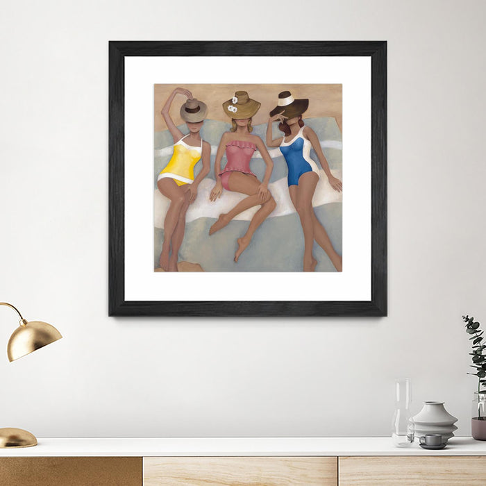 Œuvre d'art murale sur toile encadrée noire « The Orange County Club.tif » 36 x 36
