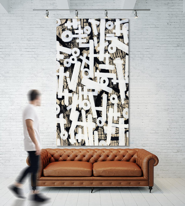 Œuvre d’art murale Giant Art « Strapped I » 84 x 48
