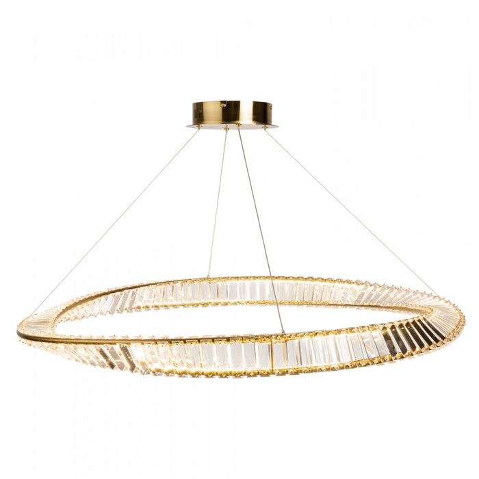 Luminaire suspendu Stella laiton brossé à DEL de 60 W