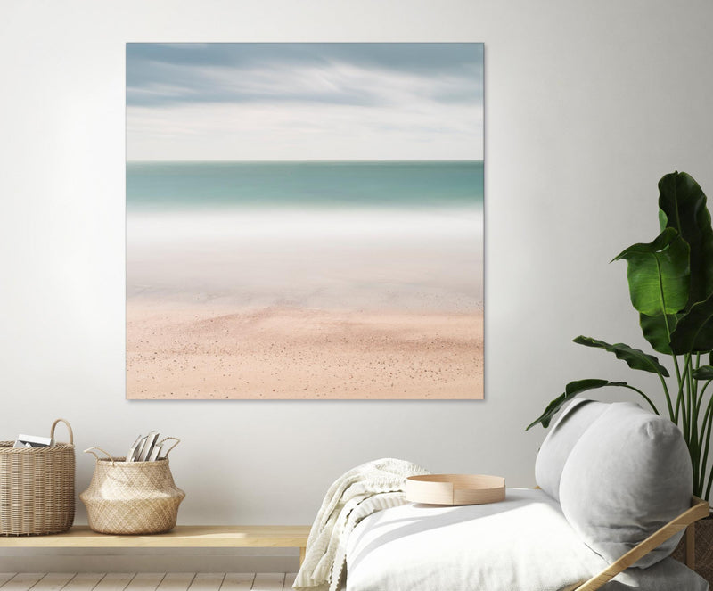 Œuvre d’art murale Giant Art « Beach, Sea, Sky » 54 x 54