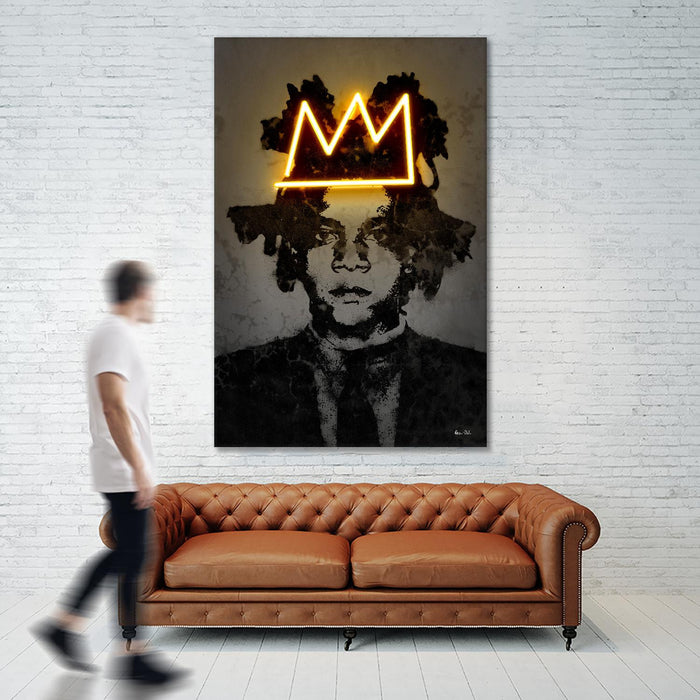 Œuvre d’art murale Giant Art « Basquiat » 72 x 48