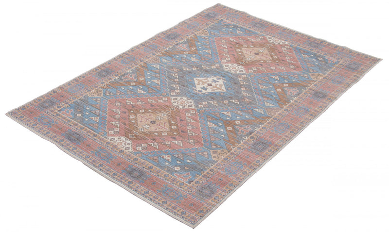 Carpette Samia bleu clair 7 pi 10 po x 10 pi 0 po