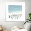 "Sesimbra I" Matted and Framed White 36x36 Wall Art