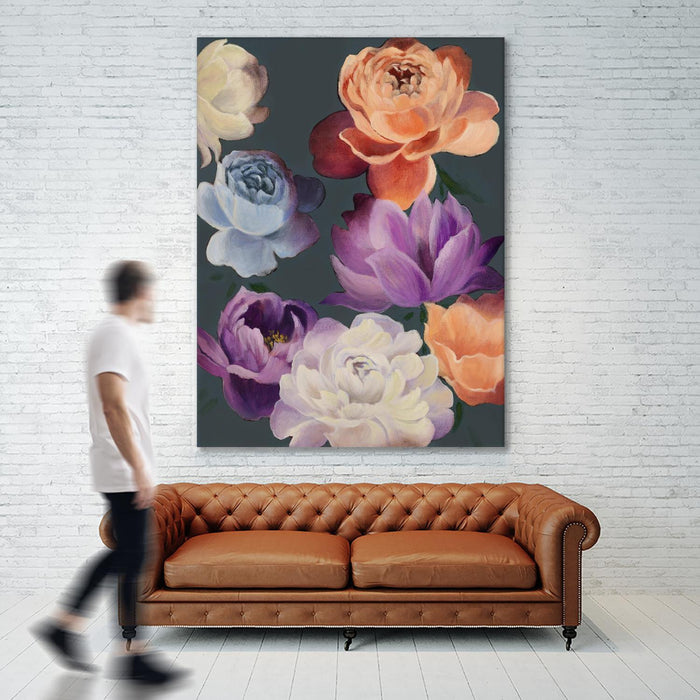 Œuvre d’art murale Giant Art « November Blooms » 72 x 54