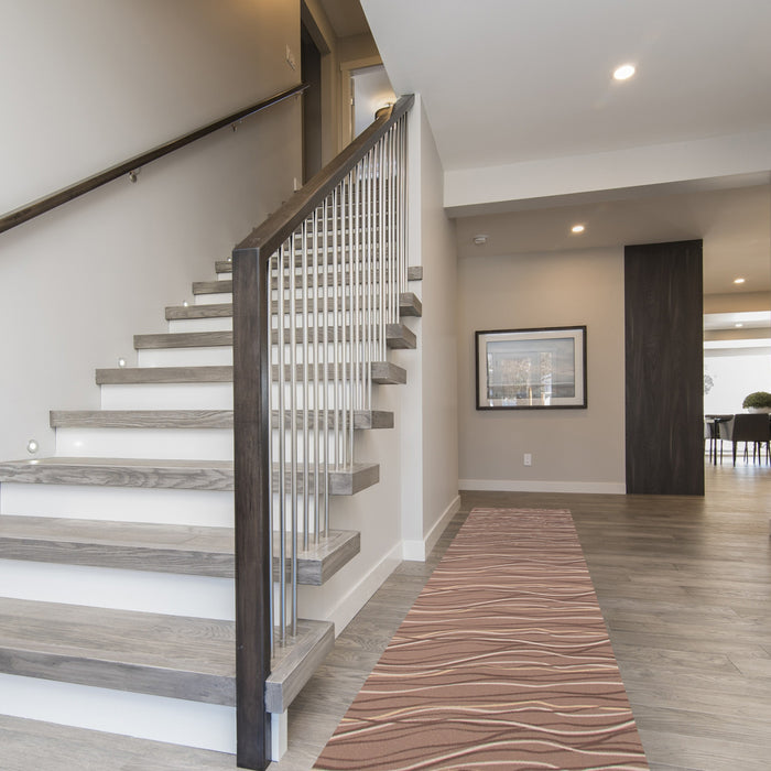 Carpette Bellezza brune 2 pi 2 po x 24 pi 0 po