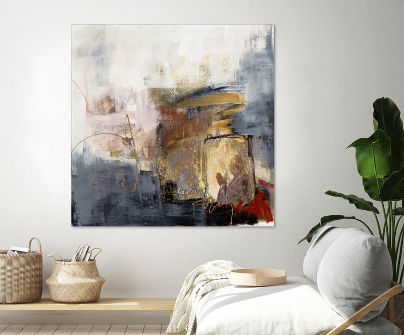 Œuvre d’art murale Giant Art « Hands To Heart Ii » 72 x 72