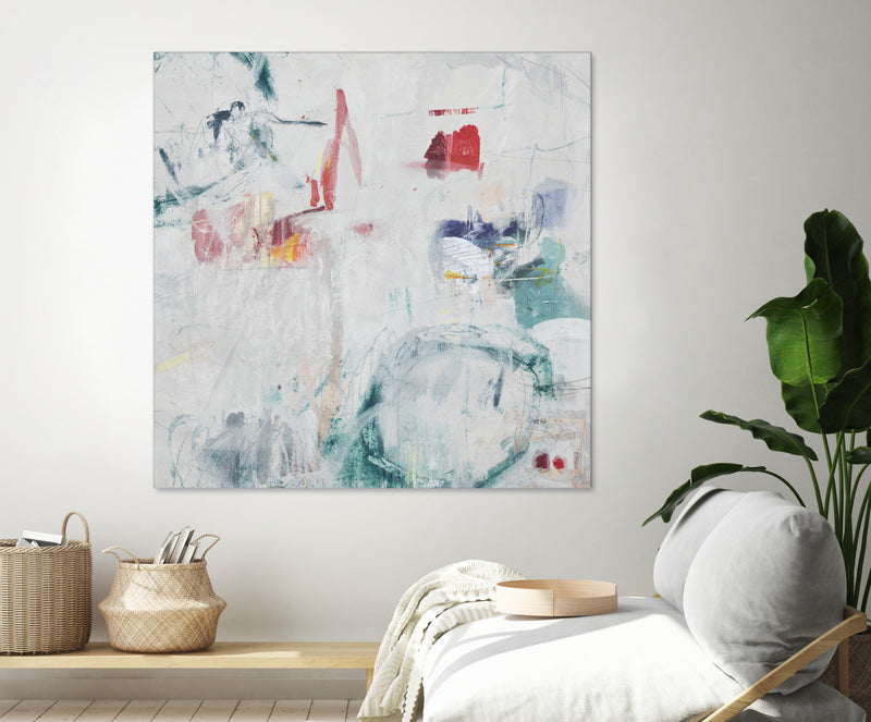 Œuvre d’art murale Giant Art « Lullaby Wishes Ii » 72 x 72