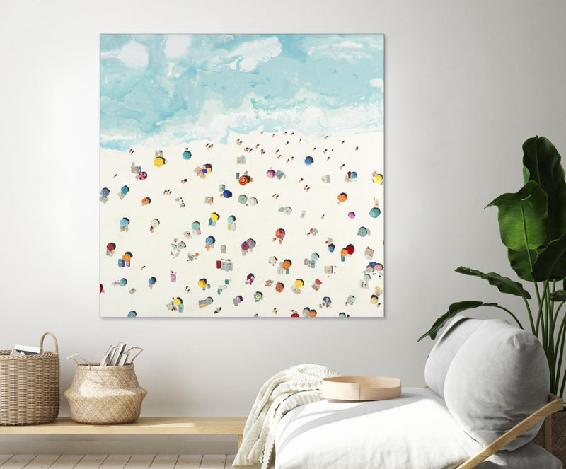 Œuvre d’art murale Giant Art « Beach Days » 54 x 54
