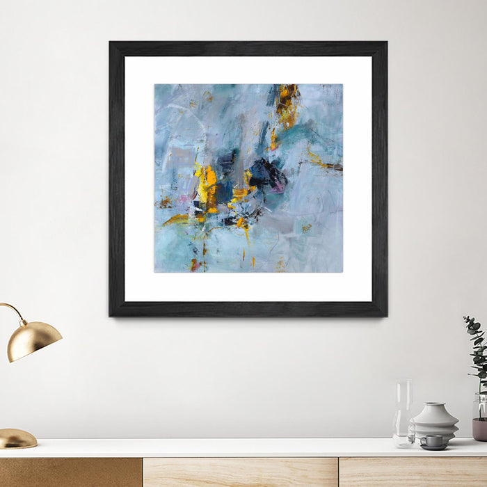 Œuvre d’art murale encadrée noire et mate « Prize Of The Day » 30 x 30