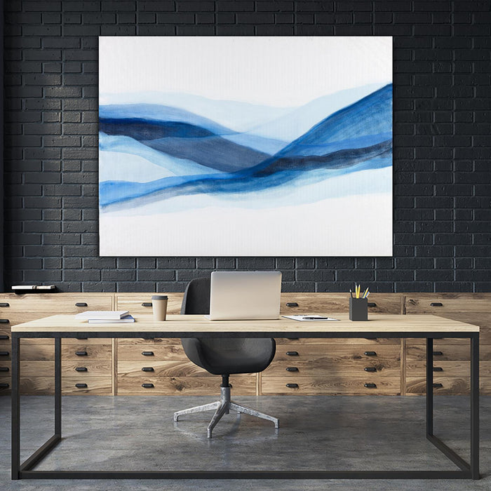 Œuvre d’art murale Giant Art « Baleine » 72 x 54