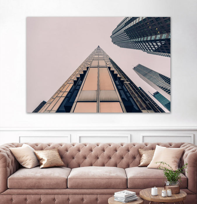 Œuvre d’art murale Giant Art « Skyline View » 72 x 48