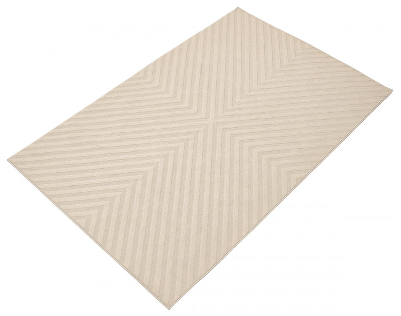 Carpette Dodie ivoire 4 pi 7 po x 6 pi 7 po