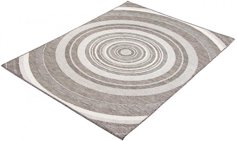 Carpette Neisha Modern grise 6 pi 7 po x 9 pi 6 po