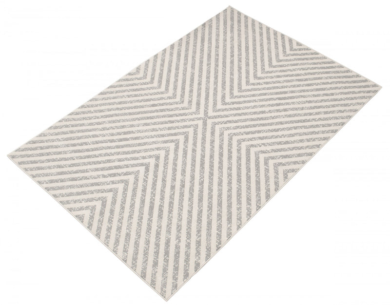 Carpette Dodie gris clair 5 pi 3 po x 7 pi 7 po