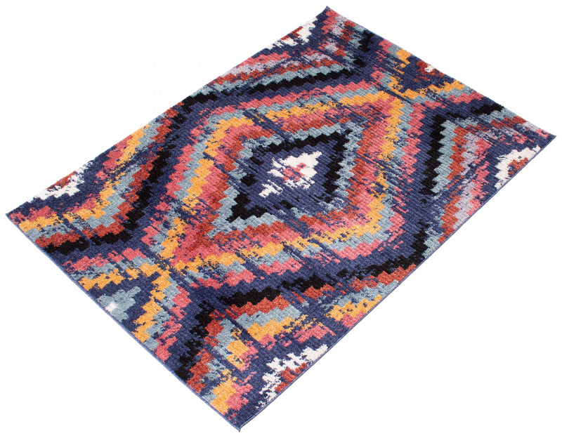 Carpette Paloma Casa bleu marine - 3 pi 11 po x 5 pi 11 po