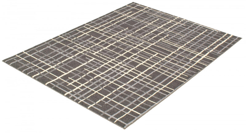 Carpette Taite anthracite - 7 pi 10 pox 10 pi 2 po