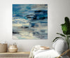 "Indigo Wave" Giant Art 54x54 Wall Art