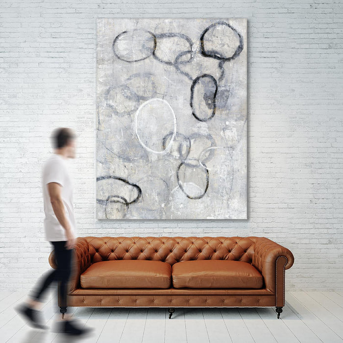 Œuvre d’art murale Giant Art « Missing Links I » 72 x 54
