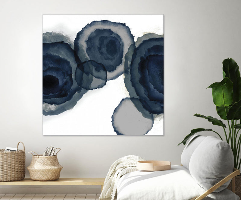 Œuvre d’art murale Giant Art « Blotted Ink Ii » 72 x 72