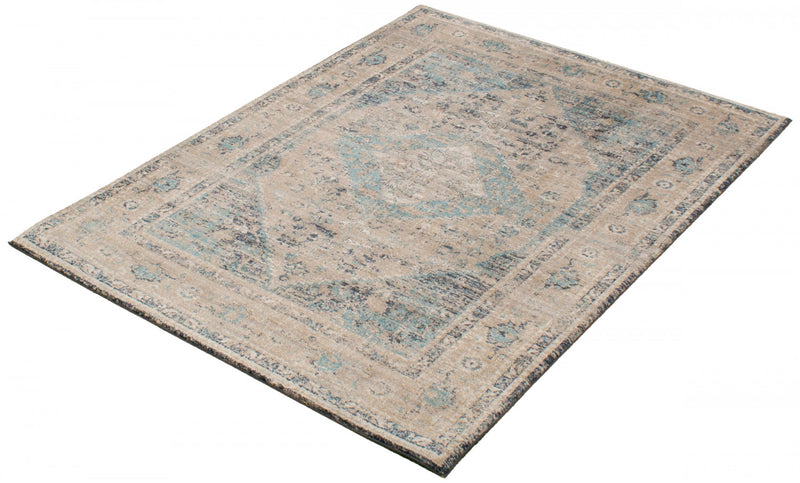 Carpette Bolivar Bijar gris - 6 pi 7 pox 8 pi 6 po