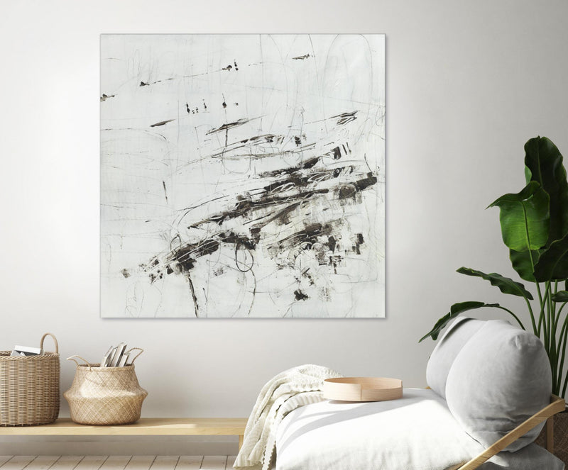 Œuvre d’art murale Giant Art « Jet Set » 54 x 54
