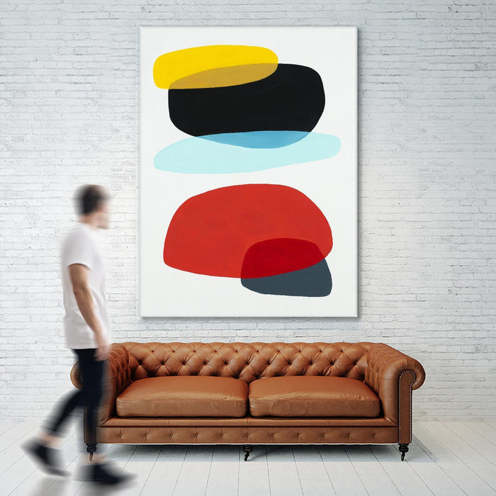 Œuvre d’art murale Giant Art « Joy And Pop Ii » 72 x 54
