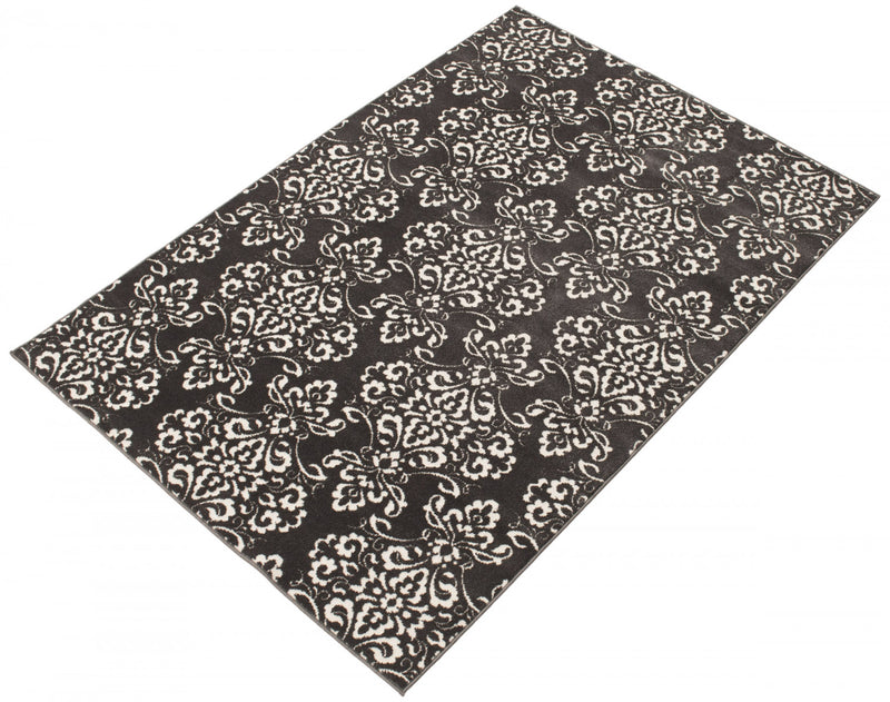 Carpette Caledonia grise 4 pi 7 po x 6 pi 7 po