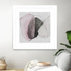 "Tickled With Pink" Matted and Framed White 30x30 Wall Art