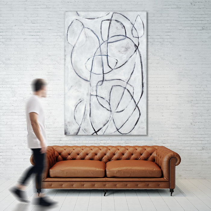 Œuvre d’art murale Giant Art « Suspended Time » 72 x 48