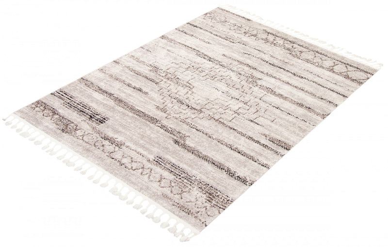  Carpette Vera Aztec ivoiregrise - 7 pi 10 po x 10 pi 5 po