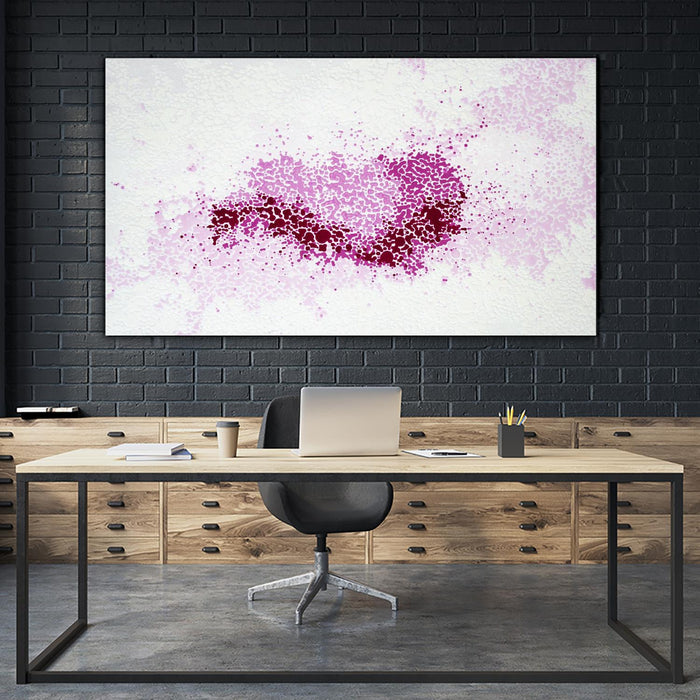 Œuvre d’art murale Giant Art « Hues Of Quinacridone Violet » 84 x 48
