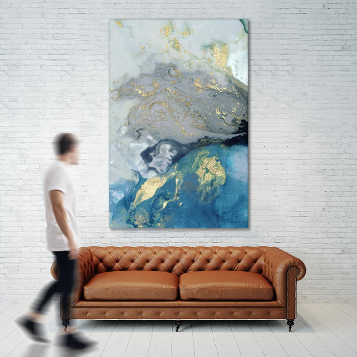 Œuvre d’art murale Giant Art « Ocean Splash I » 72 x 48