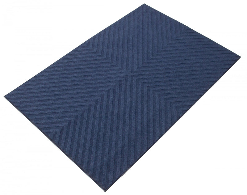 Carpette Dodie bleue 3 pi 11 po x 5 pi 7 po