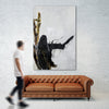 "Lever Down" Giant Art 84x54 Wall Art