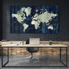 "Old World Map" Giant Art 84x48 Wall Art