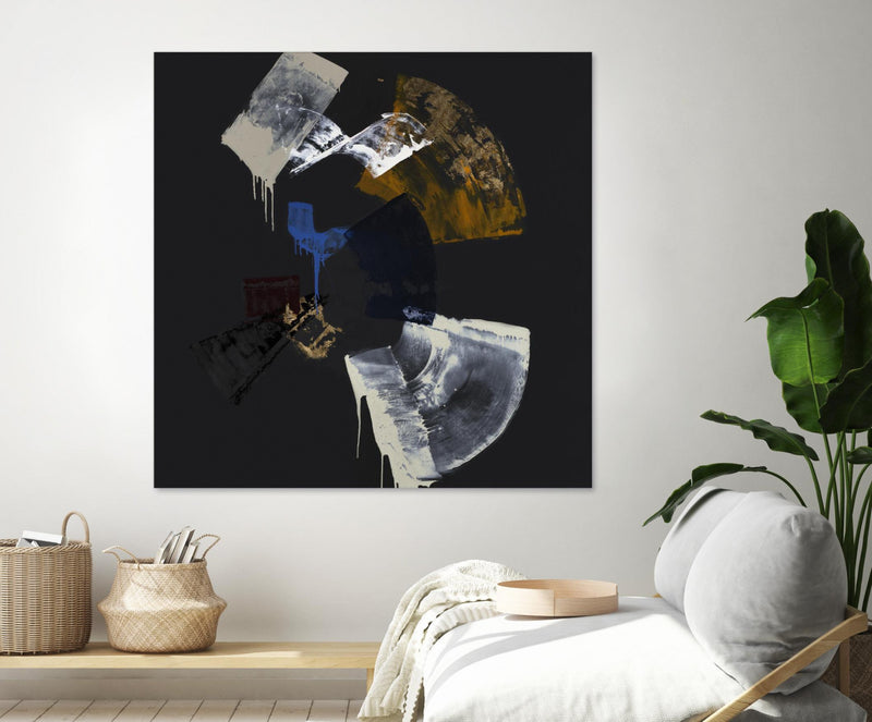 Œuvre d’art murale Giant Art « Luxurious Candor » 54 x 54