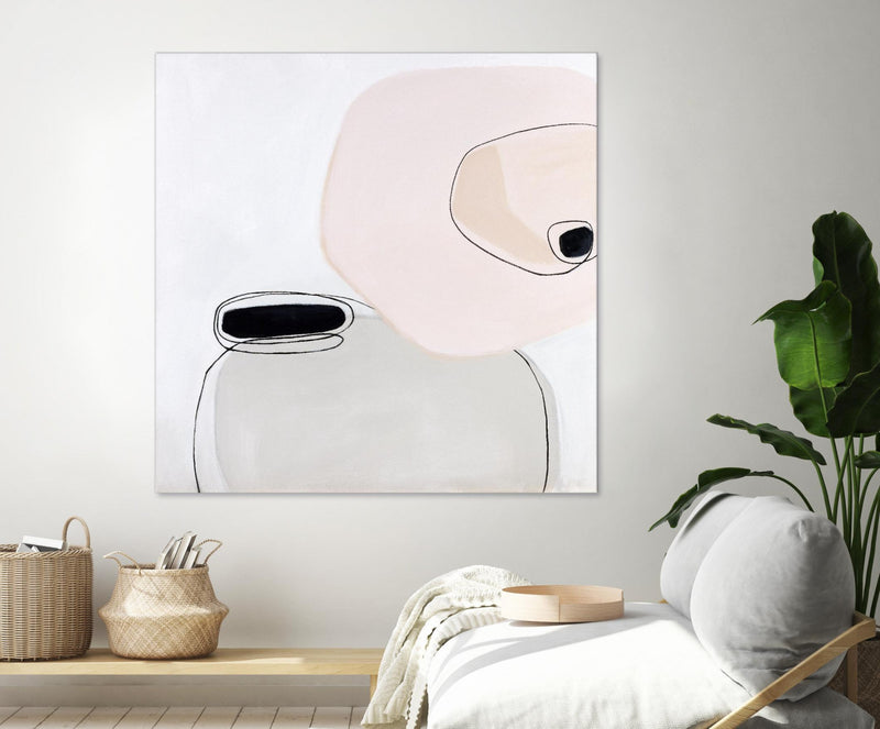 Œuvre d’art murale Giant Art « Tranquility » 72 x 72